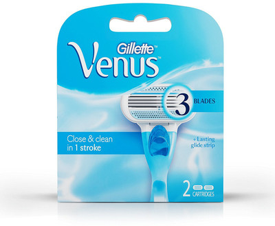 Gillette Venus Close & Clean in 1 stroke + Lasting glide Strip Female Razor Blades (Cartridge) - 2s Pack(Pack of 2)
Gillette Venus Close & Clean in 1 stroke + Lasting glide Strip Female Razor Blades (Cartridge) - 2s Pack(Pack of 2)