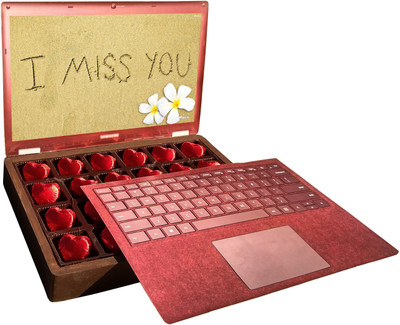 Innovative Valentine ILU Chocolate with message I Miss U in Wooden Gift Box for Valentine Truffles(Pack of 24, 300 g)
Innovative Valentine ILU Chocolate with message I Miss U in Wooden Gift Box for Valentine Truffles(Pack of 24, 300 g)