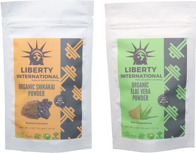 LIBERTY INTERNATIONAL Shikakai & Aloevera Powder ( 114 Gm Each ) For Face , Hair & Skin Care Certified C9 228 g(Set of 2)
LIBERTY INTERNATIONAL Shikakai & Aloevera Powder ( 114 Gm Each ) For Face , Hair & Skin Care Certified C9 228 g(Set of 2)