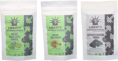 LIBERTY INTERNATIONAL Indigo & Amla & Charcoal Powder ( 114 Gm Each ) For Face , Hair & Skin Care Certified C18(Set of 3)
LIBERTY INTERNATIONAL Indigo & Amla & Charcoal Powder ( 114 Gm Each ) For Face , Hair & Skin Care Certified C18(Set of 3)
