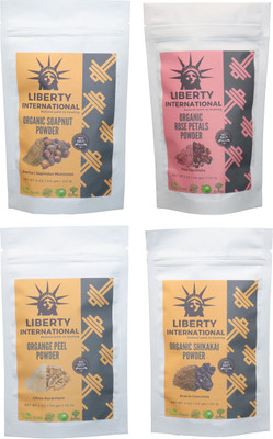 LIBERTY INTERNATIONAL Soapnut & Rose & Orange & Shikakai Powder ( 114 Gm Each ) For Face , Hair & Skin Care Certified C18(Set of 4)
LIBERTY INTERNATIONAL Soapnut & Rose & Orange & Shikakai Powder ( 114 Gm Each ) For Face , Hair & Skin Care Certified C18(Set of 4)