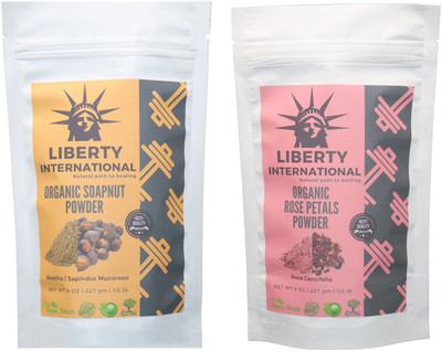 LIBERTY INTERNATIONAL Soapnut & Rose Powder ( 227 Gm Each ) For Face , Hair & Skin Care Certified C18(Set of 2)
LIBERTY INTERNATIONAL Soapnut & Rose Powder ( 227 Gm Each ) For Face , Hair & Skin Care Certified C18(Set of 2)