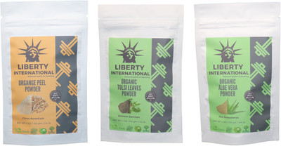 LIBERTY INTERNATIONAL Orange & Tulsi & Aloevera Powder ( 114 Gm Each ) For Face , Hair & Skin Care Certified C9 342 g(Set of 3)
LIBERTY INTERNATIONAL Orange & Tulsi & Aloevera Powder ( 114 Gm Each ) For Face , Hair & Skin Care Certified C9 342 g(Set of 3)
