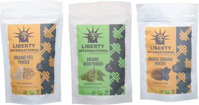 LIBERTY INTERNATIONAL Orange & Neem & Shikakai Powder ( 227 Gm Each ) For Face , Hair & Skin Care Certified C18(Set of 3)
LIBERTY INTERNATIONAL Orange & Neem & Shikakai Powder ( 227 Gm Each ) For Face , Hair & Skin Care Certified C18(Set of 3)