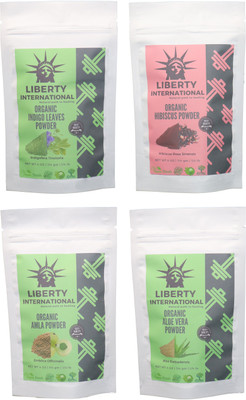 LIBERTY INTERNATIONAL Indigo & Hibiscus & Amla & Aloevera Powder ( 114 Gm Each ) For Face , Hair & Skin Care Certified C18(Set of 4)
LIBERTY INTERNATIONAL Indigo & Hibiscus & Amla & Aloevera Powder ( 114 Gm Each ) For Face , Hair & Skin Care Certified C18(Set of 4)