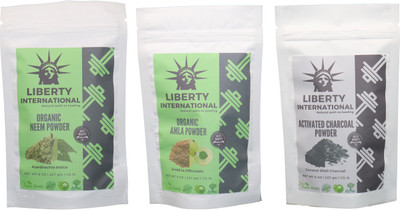 LIBERTY INTERNATIONAL Neem & Amla & Charcoal Powder ( 227 Gm Each ) For Face , Hair & Skin Care(Set of 3)
LIBERTY INTERNATIONAL Neem & Amla & Charcoal Powder ( 227 Gm Each ) For Face , Hair & Skin Care(Set of 3)