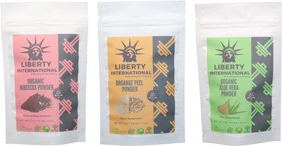 LIBERTY INTERNATIONAL Hibiscus & Orange & Aloevera Powder ( 114 Gm Each ) For Face , Hair & Skin Care Certified C18(Set of 3)
LIBERTY INTERNATIONAL Hibiscus & Orange & Aloevera Powder ( 114 Gm Each ) For Face , Hair & Skin Care Certified C18(Set of 3)