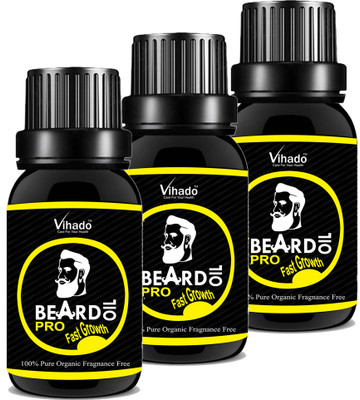 Vihado Beard Growth Oil 100 Percent Organic Beard and Moustache Hair Growth Oil 30 ml (Pack of 3) Hair Oil(30 ml)
Vihado Beard Growth Oil 100 Percent Organic Beard and Moustache Hair Growth Oil 30 ml (Pack of 3) Hair Oil(30 ml)