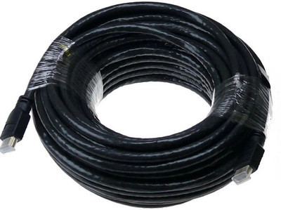 SECURITY STORE HDMI CABLE MALE TO MALE Certified 2.0 Cable TV Lead 1.4V High Speed Ethernet 3D Full HD 2160p Supports 4K HDR UltraHD, 18 Gbps, 4K/60Hz ( -3 Meter) BLACK HDMI Cable(Compatible with LAPTOP,COMPUTER,PC, Black)