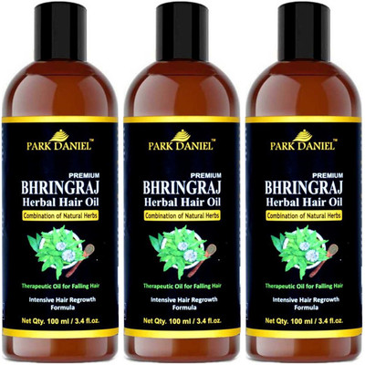 Park Daniel BHRINGRAJ Herbal Hair oil- Therapeutic Oil for Falling Hair(Intensive Hair Regrowth Formula) Combo Pack of 3 Bottles(300 ml) Hair Oil(300 g)
Park Daniel BHRINGRAJ Herbal Hair oil- Therapeutic Oil for Falling Hair(Intensive Hair Regrowth Formula) Combo Pack of 3 Bottles(300 ml) Hair Oil(300 g)