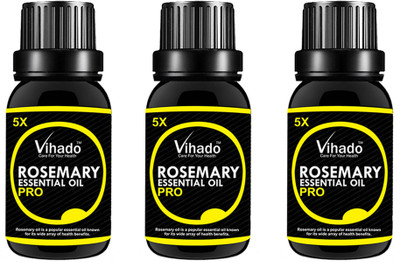 VIHADO Rosemary Essential Oil 5x Fast (25 ml) (Pack of 3)(25 ml)