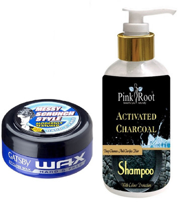 Pink Root ACTIVATED CHARCOAL SHAMPOO 200ML WITH GATSBY HARD & FREE WAX(Set of 2)
Pink Root ACTIVATED CHARCOAL SHAMPOO 200ML WITH GATSBY HARD & FREE WAX(Set of 2)