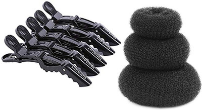 Toni&Guy Hair Style DONUT Perfect BUN- JUDA Maker Tool For Women - (Combo of 3) with tony&guy Sectioning Clips Back Pin, Hair Claw (Black) Hair Clip Bun, Hair Clip(Black)
Toni&Guy Hair Style DONUT Perfect BUN- JUDA Maker Tool For Women - (Combo of 3) with tony&guy Sectioning Clips Back Pin, Hair Claw (Black) Hair Clip Bun, Hair Clip(Black)