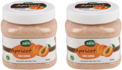 Zerb Natural Extracts Enriched Whit Aloe Vera Apricot Face Scrub 500 gm Pack Of 2 Scrub(500 g)
Zerb Natural Extracts Enriched Whit Aloe Vera Apricot Face Scrub 500 gm Pack Of 2 Scrub(500 g)