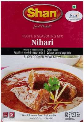 Shan Nihari - Nahari Masala Curry Gravy Spice Mix Original Imported , 3 Packs Of 60 Grams Each Authentic Spicy Taste Best Quality(3 x 60 g)
Shan Nihari - Nahari Masala Curry Gravy Spice Mix Original Imported , 3 Packs Of 60 Grams Each Authentic Spicy Taste Best Quality(3 x 60 g)