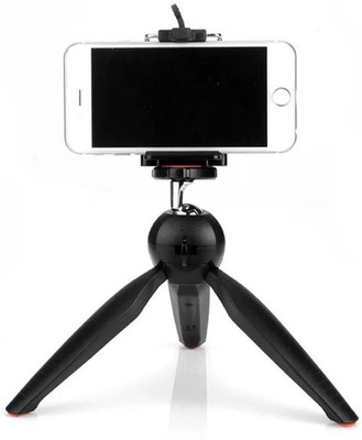 WEBSTER YT-228 Mobile Tripod Mount selfie stick Mini Tripod with 360° Rotating Ball Head and Mobile Holder for All Smartphones and SLR/Digital Camera Tripod(Black, Supports Up to 1000 g)
WEBSTER YT-228 Mobile Tripod Mount selfie stick Mini Tripod with 360° Rotating Ball Head and Mobile Holder for All Smartphones and SLR/Digital Camera Tripod(Black, Supports Up to 1000 g)