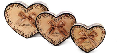 Cosmosgalaxy Valentine Heart Jewellery Box Gift Set of 3, Brown (I2547-A) Jewellery Vanity Box(Brown)
Cosmosgalaxy Valentine Heart Jewellery Box Gift Set of 3, Brown (I2547-A) Jewellery Vanity Box(Brown)