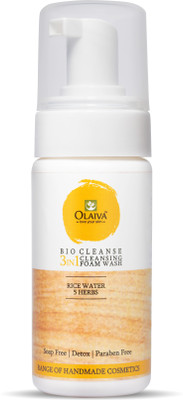 Olaiva 3 in 1 Biocleanse Foaming Facewash 100 ml(100 ml)