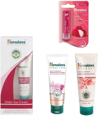Himalaya litchi lip shine care, under eye, cleae complexion face wash, cleae complexion face scrub(Set of 4)
Himalaya litchi lip shine care, under eye, cleae complexion face wash, cleae complexion face scrub(Set of 4)