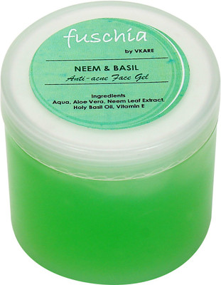 Fuschia Anti Acne Face Gel - Neem & Basil - 100g(100 g)