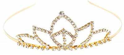 Chooz Designer Studio Wedding Tiara Headband Bridal Princess Queen Crown Crystal Rhinestone Party Jewelry for Women/Girls Head Band(Gold)
Chooz Designer Studio Wedding Tiara Headband Bridal Princess Queen Crown Crystal Rhinestone Party Jewelry for Women/Girls Head Band(Gold)