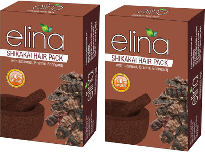 elina HERBAL SHIKAKAI HAIR PACK WITH ( JATAMANSI, BRAHMI, BHRINGRAJ ) 100% NATURAL & PURE 100g (PACK OF 2 )(200 g)
elina HERBAL SHIKAKAI HAIR PACK WITH ( JATAMANSI, BRAHMI, BHRINGRAJ ) 100% NATURAL & PURE 100g (PACK OF 2 )(200 g)