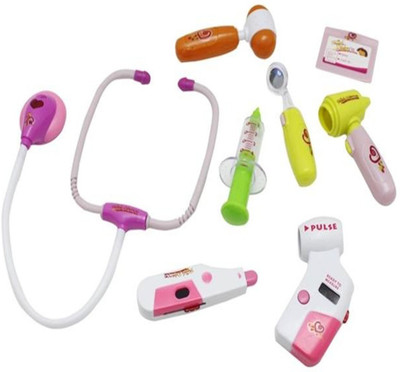 Vivir Suitcase Pretend Play Role Playing Doctor Set Toy for 3 Year Old Boy and Girl, Medium (Pink)
Vivir Suitcase Pretend Play Role Playing Doctor Set Toy for 3 Year Old Boy and Girl, Medium (Pink)