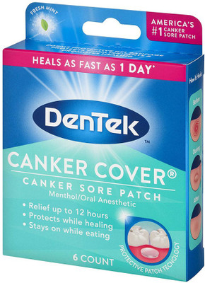 DenTek Canker Cover Patch | Canker Sore Relief up to 12 hours | 6 Count Plaster & Patch(6 Patches)
DenTek Canker Cover Patch | Canker Sore Relief up to 12 hours | 6 Count Plaster & Patch(6 Patches)