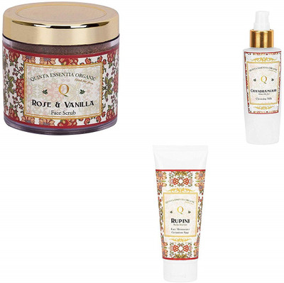 QUINTA ESSENTIA ORGANIC Combo Face Serum, Face Cleansing Milk, Face Scrub| Organic Face Care Kit For Men And Women|Anti-Aging, Tan Removal, Paraben Free(100 ml)
QUINTA ESSENTIA ORGANIC Combo Face Serum, Face Cleansing Milk, Face Scrub| Organic Face Care Kit For Men And Women|Anti-Aging, Tan Removal, Paraben Free(100 ml)
