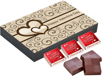 CHOCOCRAFT Valentine Day Gift - Valentine'S Day Romantic Gifts - 12 Chocolate Box Truffles(400 g)
CHOCOCRAFT Valentine Day Gift - Valentine'S Day Romantic Gifts - 12 Chocolate Box Truffles(400 g)