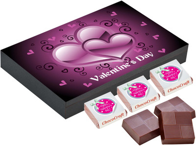 CHOCOCRAFT Valentine's Day Gift - Presents For Girlfriend - 18 Chocolate Box Truffles(500 g)
CHOCOCRAFT Valentine's Day Gift - Presents For Girlfriend - 18 Chocolate Box Truffles(500 g)