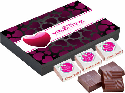CHOCOCRAFT Valentine's Day Gift - Valentine Gifts For Girlfriend - 9 Chocolate Box Truffles(325 g)
CHOCOCRAFT Valentine's Day Gift - Valentine Gifts For Girlfriend - 9 Chocolate Box Truffles(325 g)