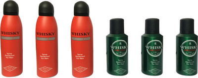 WHISKY 3 RED , 3 ORIGIN (PACK OF 6) Body Spray - For Men(200 ml, Pack of 6)
WHISKY 3 RED , 3 ORIGIN (PACK OF 6) Body Spray - For Men(200 ml, Pack of 6)