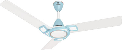 Standard TRYO 3 Blade Ceiling Fan(Pearl White Baby Blue, Pack of 1)