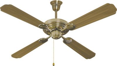 Havells EVOKE ANTIQUE 4 Blade Ceiling Fan(ANTIQUE BRASS, Pack of 1), Silver