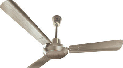 Havells ELECTRA 3 Blade Ceiling Fan(BRUSHED NICKEL, Pack of 1), Yellow