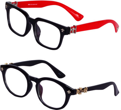 lensport eyewear Full Rim Square, Round Frame(52 mm