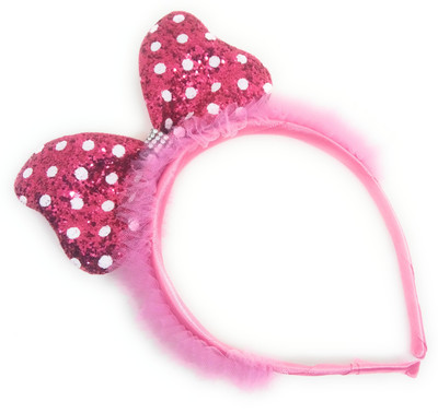 SKD Glitter Bow Head Band Minnie Mouse/Mickey Mouse Bow Headband/Hairband Costume Accessory Head Band(Pink)
SKD Glitter Bow Head Band Minnie Mouse/Mickey Mouse Bow Headband/Hairband Costume Accessory Head Band(Pink)