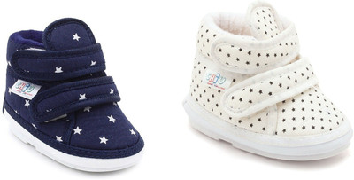 Chiu Boys & Girls Velcro Casual Boots(White
