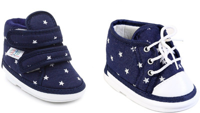 Chiu Boys & Girls Velcro Casual Boots(Blue