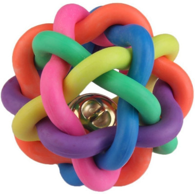 DOUGE COUTURE Dog Cat Pet Woven Balls With Inner Bell Colorful Squeaky Rainbow Rubber Ball Rubber Squeaky Toy, Chew Toy For Dog
DOUGE COUTURE Dog Cat Pet Woven Balls With Inner Bell Colorful Squeaky Rainbow Rubber Ball Rubber Squeaky Toy, Chew Toy For Dog