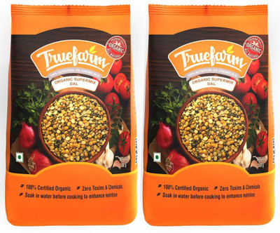 Truefarm Unpolished Mix Dal (Split)(1 kg)