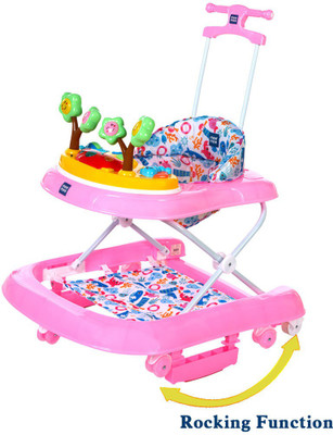 MeeMee Musical 3-in-1 Walker With Parent Rod(Pink)