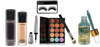 brutus Eyelashes, Mac 15 Shades Concealer Palette, Face serum , MatchMaster Liquid Foundation , Brooke Candy Eye Liner,Brush,Lakme 9to5 Face Serum (Set of 7)(Set of 7)
brutus Eyelashes, Mac 15 Shades Concealer Palette, Face serum , MatchMaster Liquid Foundation , Brooke Candy Eye Liner,Brush,Lakme 9to5 Face Serum (Set of 7)(Set of 7)