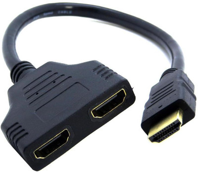 HexaGear 100% Original HDMI Male to Dual HDMI Female Y Splitter Cable Converter Adapter HDMI Cable(Compatible with laptop, desktop, pc, led, TV, Black, Sync and Charge Cable)
HexaGear 100% Original HDMI Male to Dual HDMI Female Y Splitter Cable Converter Adapter HDMI Cable(Compatible with laptop, desktop, pc, led, TV, Black, Sync and Charge Cable)