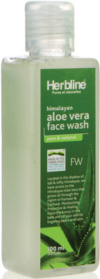 Herbline Aloevera Face Wash 100ml Face Wash(100 ml)