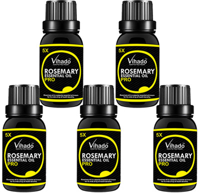 VIHADO Rosemary Pure Essential Oil 5x Fast (25 ml) (Pack of 5)(25 ml)