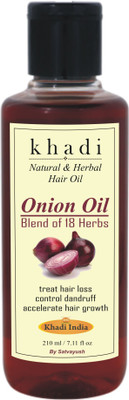 Khadi Natural & Herbal Onion Ayurvedic Hair Growth Oil That Controls Hair Loss With Best Pure Organic Premium Hair Oil(210 ml)
Khadi Natural & Herbal Onion Ayurvedic Hair Growth Oil That Controls Hair Loss With Best Pure Organic Premium Hair Oil(210 ml)