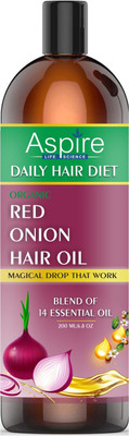 Aspire Hair Diet Onion Hair Oil With Sandalwood & Rose Oil For Nourishing Hair Fall Treatment Hair Oil(200 ml)
Aspire Hair Diet Onion Hair Oil With Sandalwood & Rose Oil For Nourishing Hair Fall Treatment Hair Oil(200 ml)