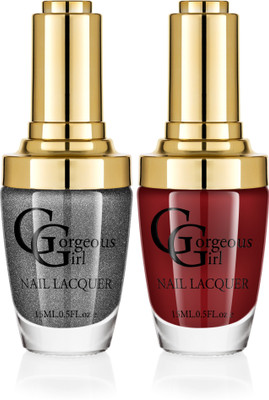 Gorgeous Girl Glossy Nail Lacquer Bulganian Rose-04 & Rifle Green Glitter-39(Pack of 2)
Gorgeous Girl Glossy Nail Lacquer Bulganian Rose-04 & Rifle Green Glitter-39(Pack of 2)